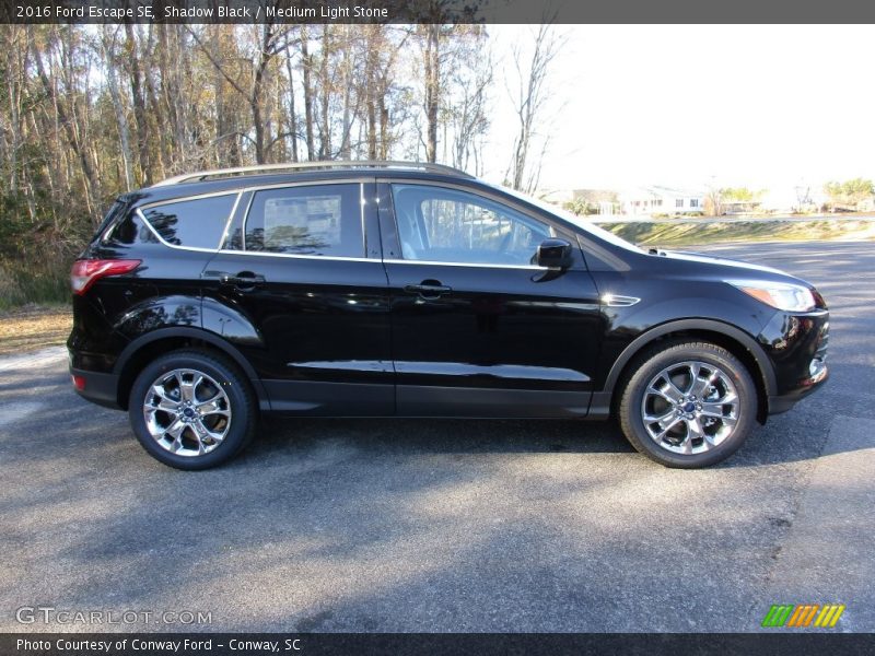 Shadow Black / Medium Light Stone 2016 Ford Escape SE