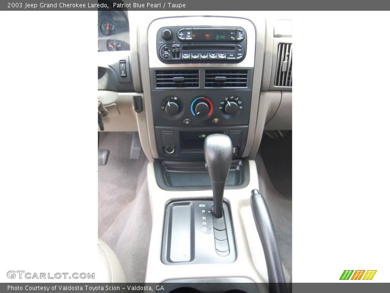 Patriot Blue Pearl / Taupe 2003 Jeep Grand Cherokee Laredo