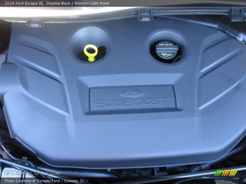 Shadow Black / Medium Light Stone 2016 Ford Escape SE