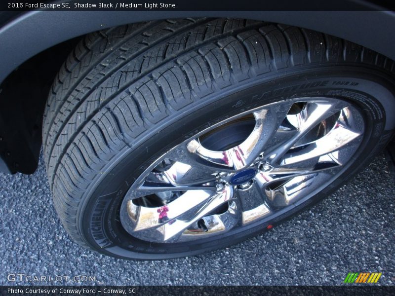Shadow Black / Medium Light Stone 2016 Ford Escape SE