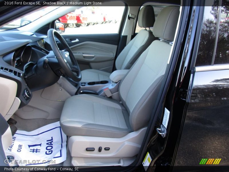 Shadow Black / Medium Light Stone 2016 Ford Escape SE