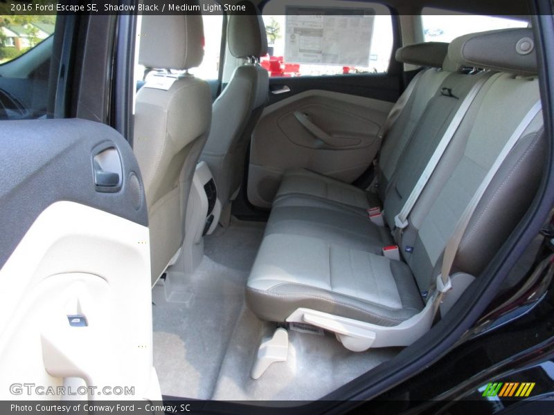 Shadow Black / Medium Light Stone 2016 Ford Escape SE