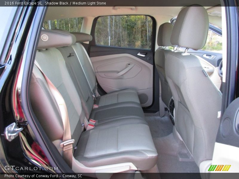 Shadow Black / Medium Light Stone 2016 Ford Escape SE