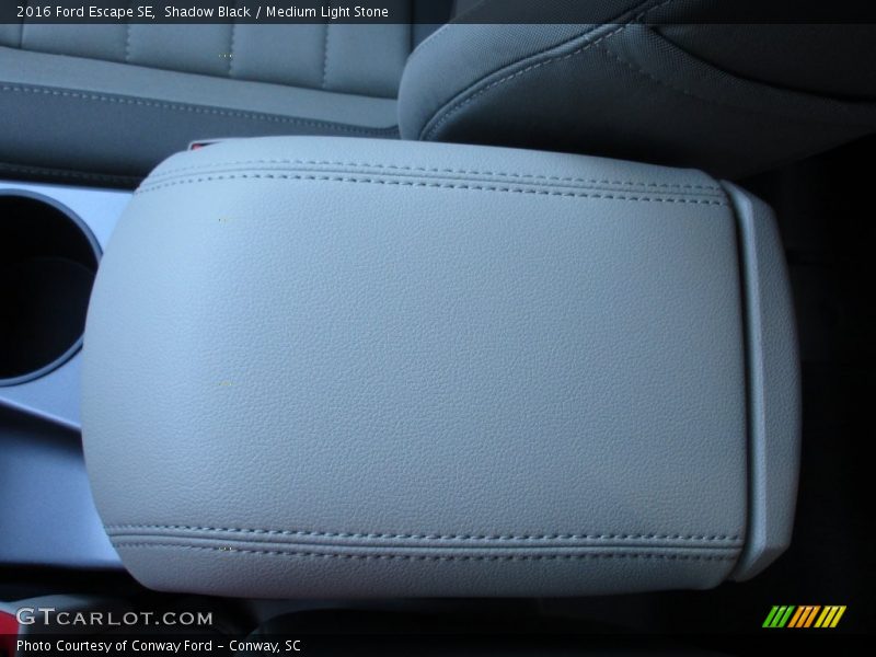 Shadow Black / Medium Light Stone 2016 Ford Escape SE