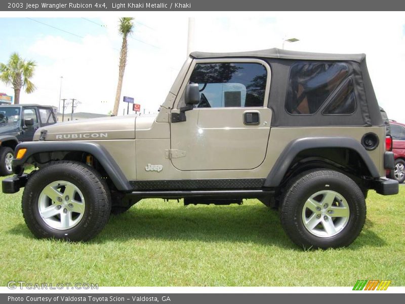 Light Khaki Metallic / Khaki 2003 Jeep Wrangler Rubicon 4x4