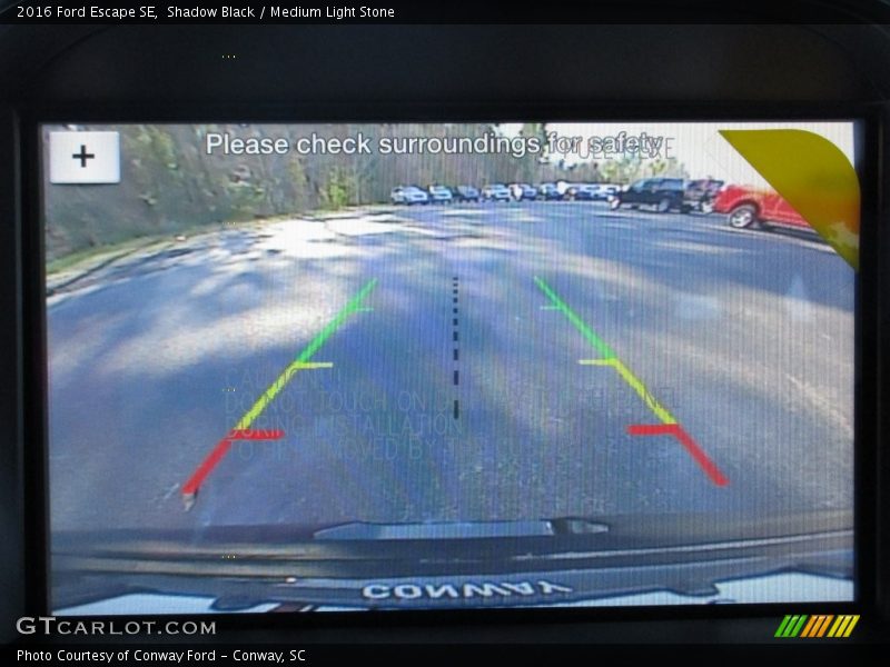 Shadow Black / Medium Light Stone 2016 Ford Escape SE