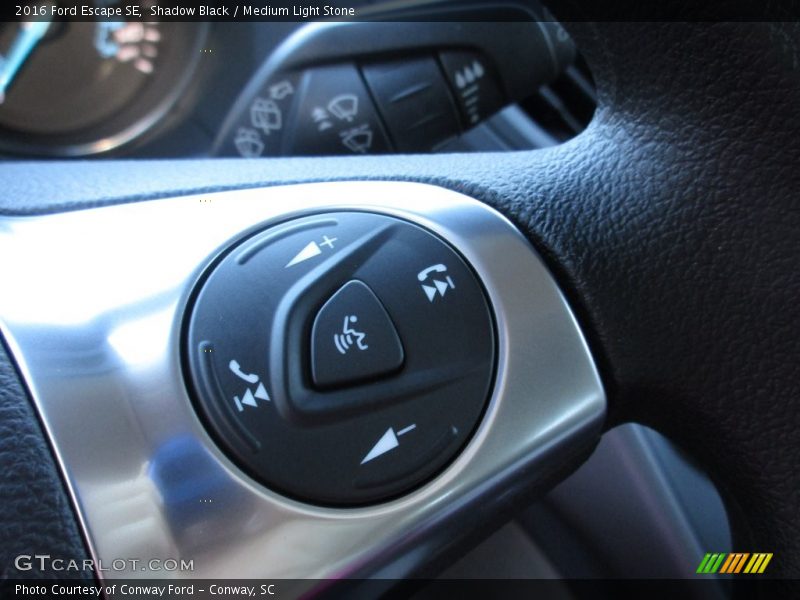 Shadow Black / Medium Light Stone 2016 Ford Escape SE