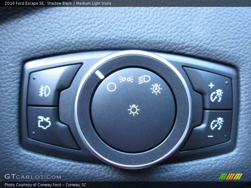 Shadow Black / Medium Light Stone 2016 Ford Escape SE