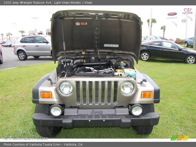 Light Khaki Metallic / Khaki 2003 Jeep Wrangler Rubicon 4x4