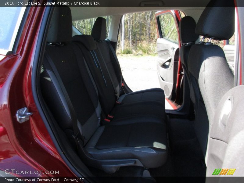 Sunset Metallic / Charcoal Black 2016 Ford Escape S