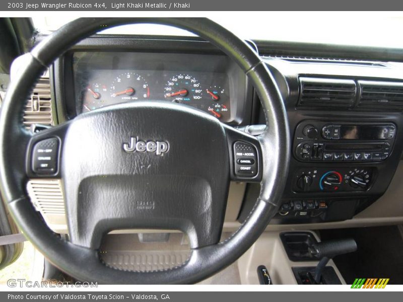Light Khaki Metallic / Khaki 2003 Jeep Wrangler Rubicon 4x4