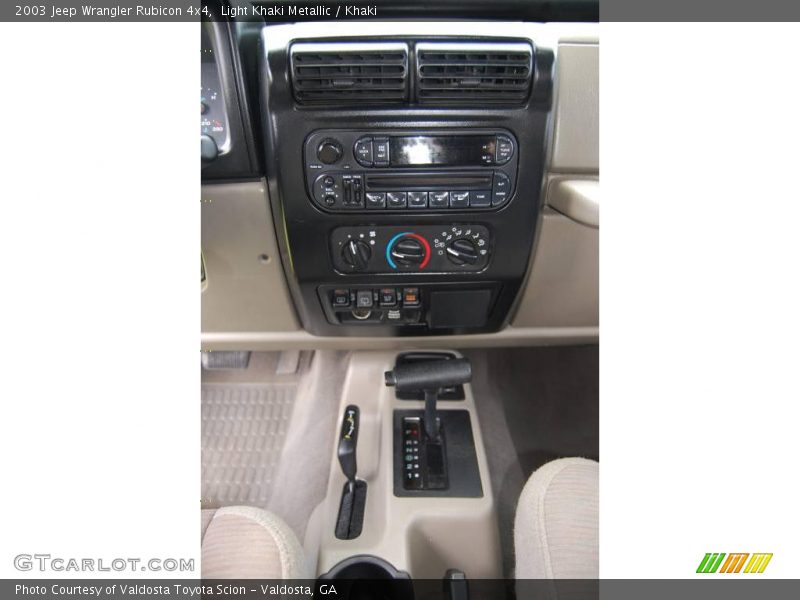 Light Khaki Metallic / Khaki 2003 Jeep Wrangler Rubicon 4x4