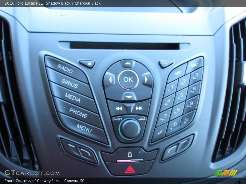 Shadow Black / Charcoal Black 2016 Ford Escape SE