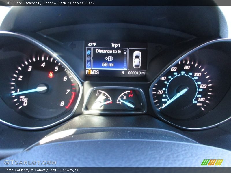 Shadow Black / Charcoal Black 2016 Ford Escape SE