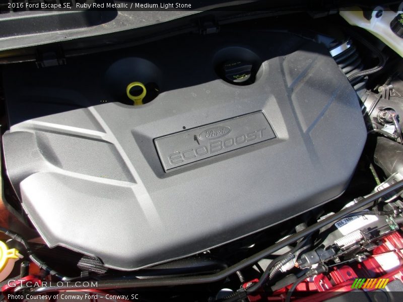 Ruby Red Metallic / Medium Light Stone 2016 Ford Escape SE