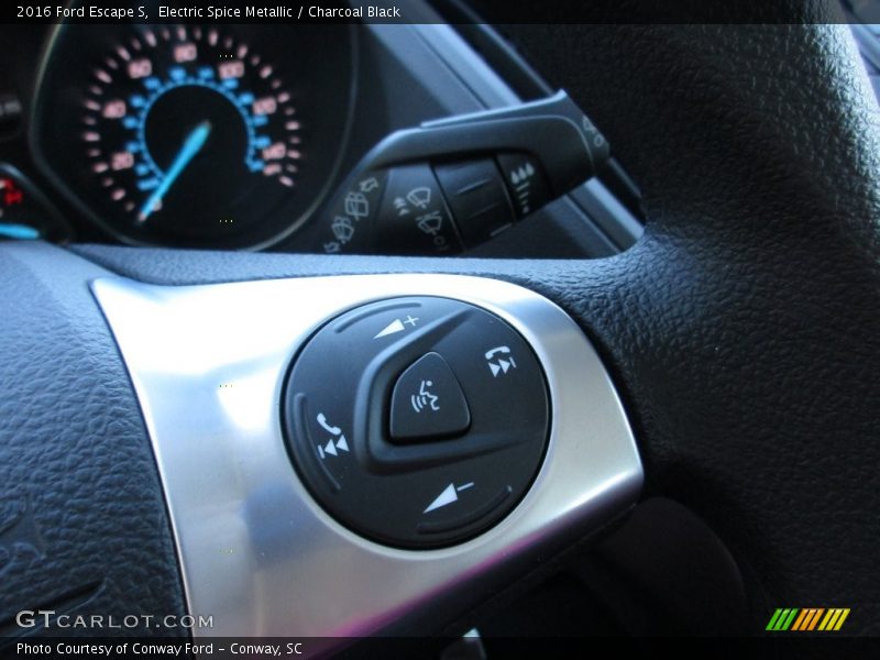 Electric Spice Metallic / Charcoal Black 2016 Ford Escape S