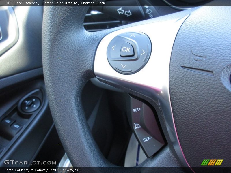 Electric Spice Metallic / Charcoal Black 2016 Ford Escape S