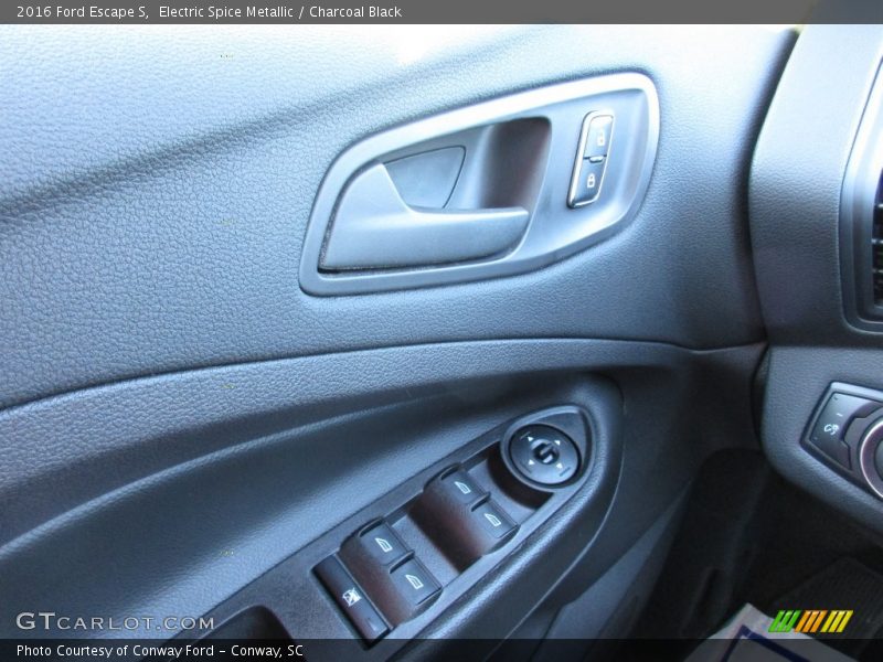 Electric Spice Metallic / Charcoal Black 2016 Ford Escape S