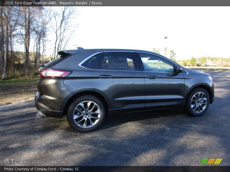 Magnetic Metallic / Ebony 2015 Ford Edge Titanium AWD