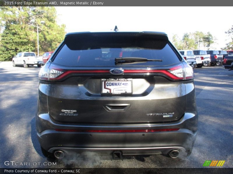 Magnetic Metallic / Ebony 2015 Ford Edge Titanium AWD