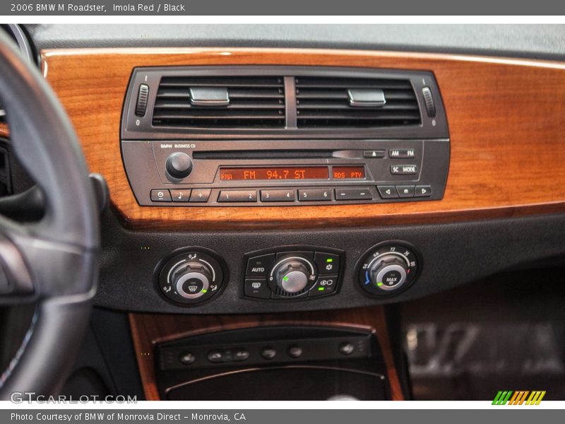 Controls of 2006 M Roadster