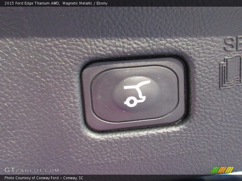 Magnetic Metallic / Ebony 2015 Ford Edge Titanium AWD