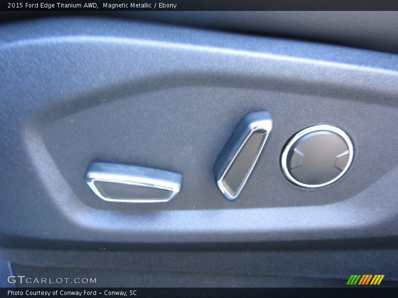 Magnetic Metallic / Ebony 2015 Ford Edge Titanium AWD