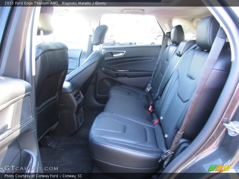 Magnetic Metallic / Ebony 2015 Ford Edge Titanium AWD
