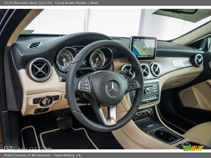 Cocoa Brown Metallic / Black 2016 Mercedes-Benz GLA 250
