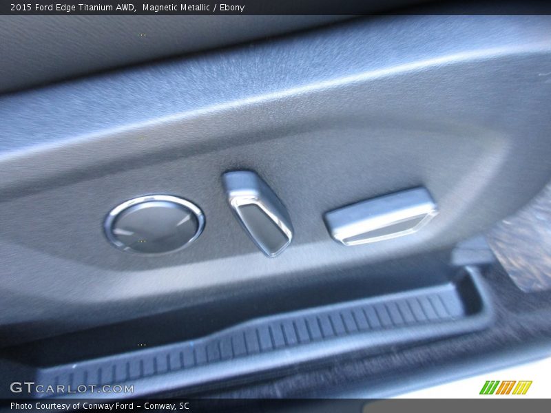 Magnetic Metallic / Ebony 2015 Ford Edge Titanium AWD