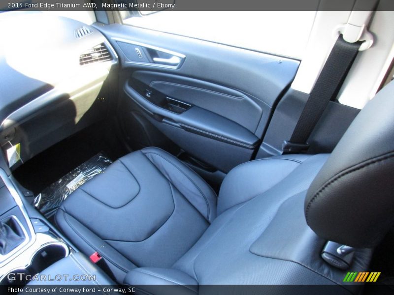 Magnetic Metallic / Ebony 2015 Ford Edge Titanium AWD