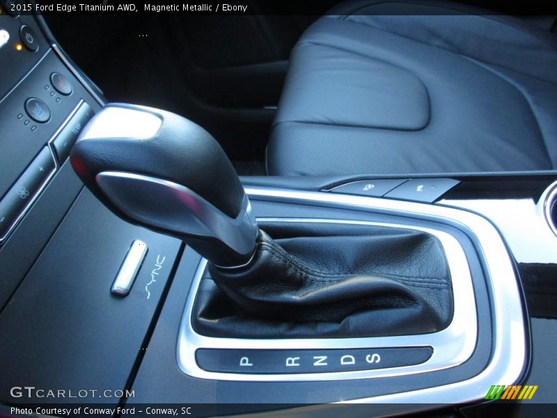 Magnetic Metallic / Ebony 2015 Ford Edge Titanium AWD