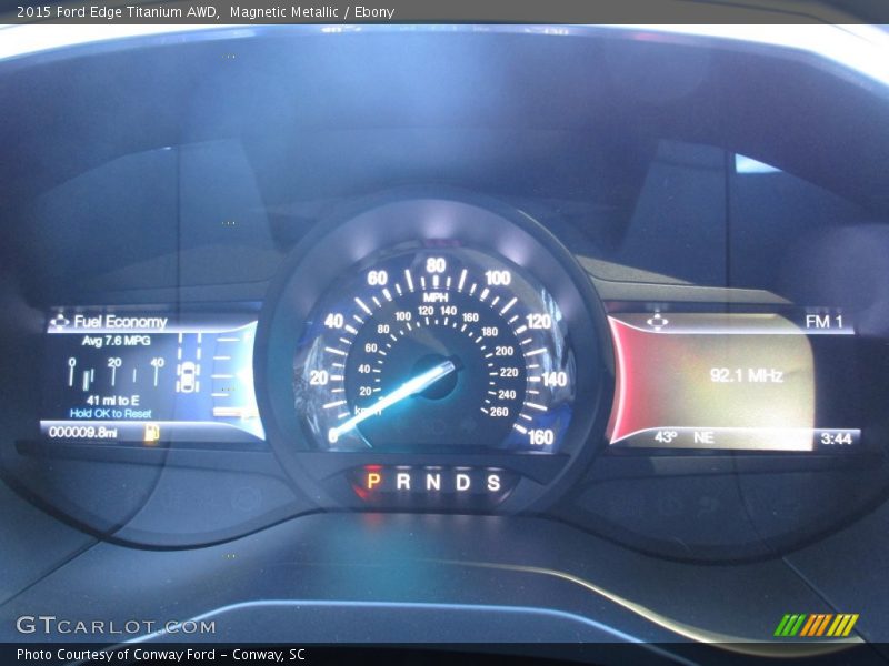 Magnetic Metallic / Ebony 2015 Ford Edge Titanium AWD