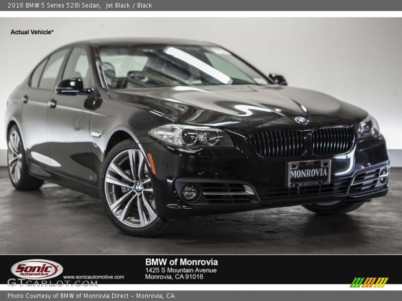 Jet Black / Black 2016 BMW 5 Series 528i Sedan