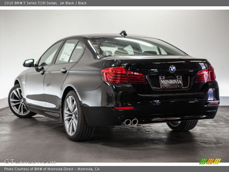 Jet Black / Black 2016 BMW 5 Series 528i Sedan