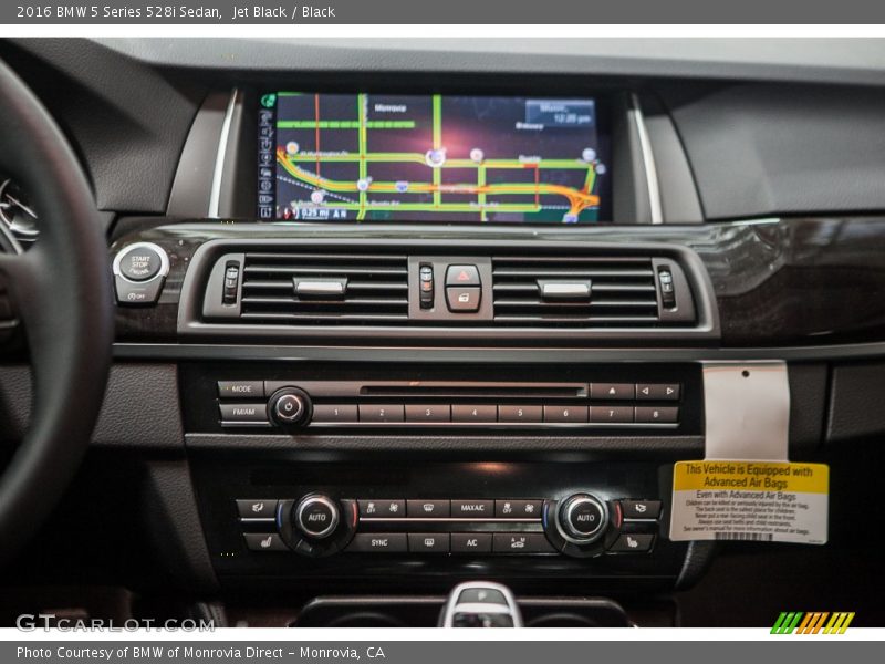 Jet Black / Black 2016 BMW 5 Series 528i Sedan