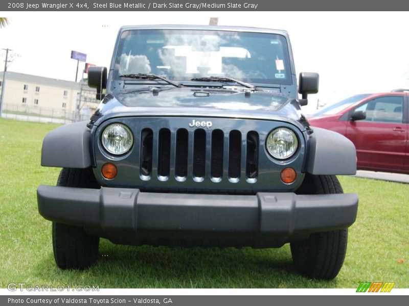 Steel Blue Metallic / Dark Slate Gray/Medium Slate Gray 2008 Jeep Wrangler X 4x4