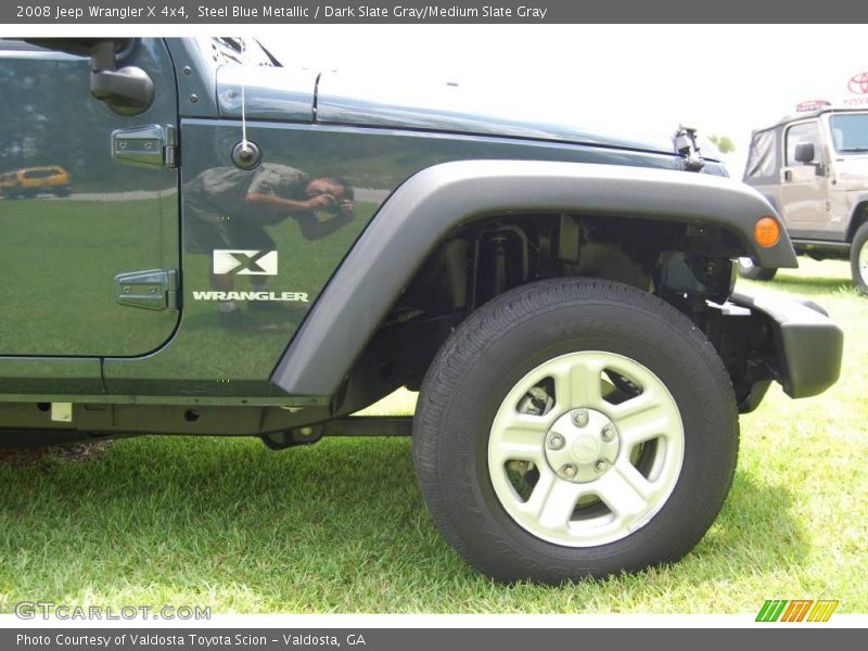 Steel Blue Metallic / Dark Slate Gray/Medium Slate Gray 2008 Jeep Wrangler X 4x4