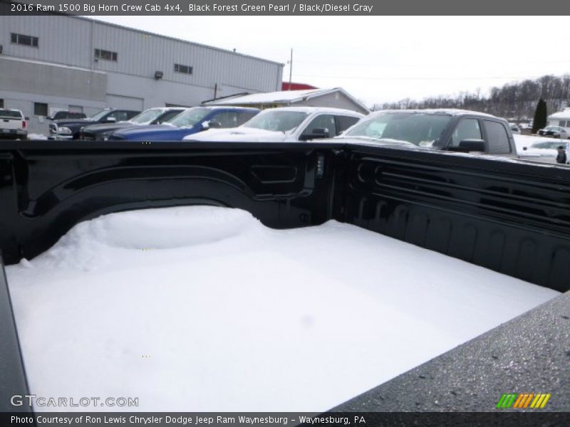 Black Forest Green Pearl / Black/Diesel Gray 2016 Ram 1500 Big Horn Crew Cab 4x4