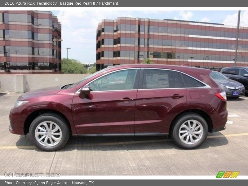 Basque Red Pearl II / Parchment 2016 Acura RDX Technology