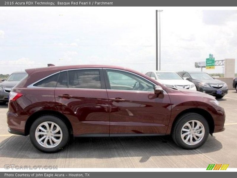 Basque Red Pearl II / Parchment 2016 Acura RDX Technology