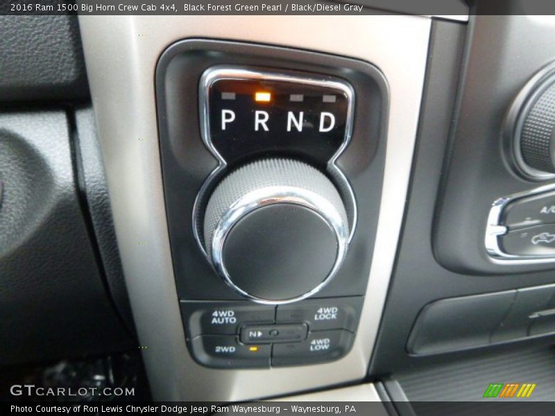 Black Forest Green Pearl / Black/Diesel Gray 2016 Ram 1500 Big Horn Crew Cab 4x4