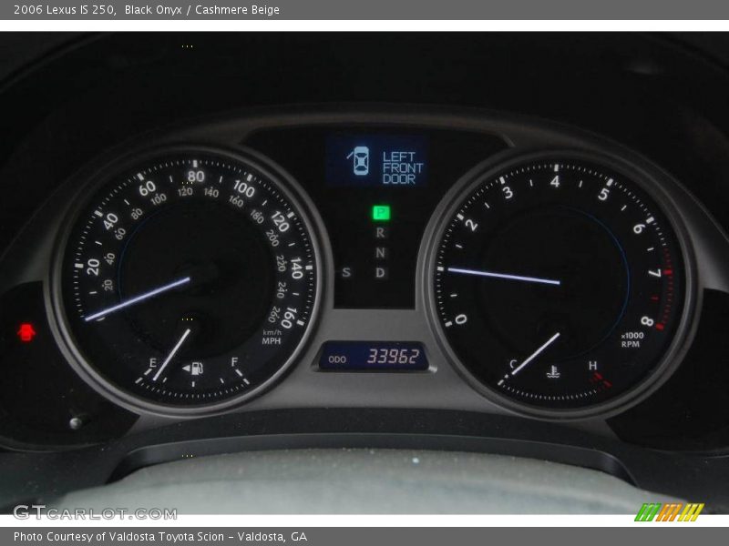 Black Onyx / Cashmere Beige 2006 Lexus IS 250