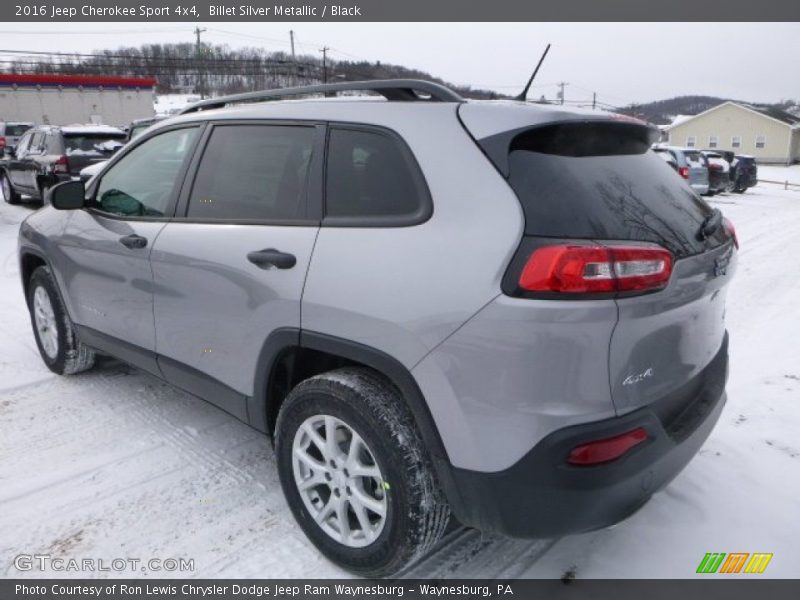 Billet Silver Metallic / Black 2016 Jeep Cherokee Sport 4x4