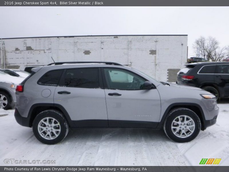 Billet Silver Metallic / Black 2016 Jeep Cherokee Sport 4x4