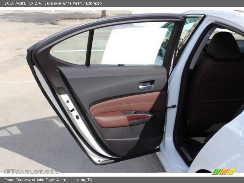 Bellanova White Pearl / Espresso 2016 Acura TLX 2.4
