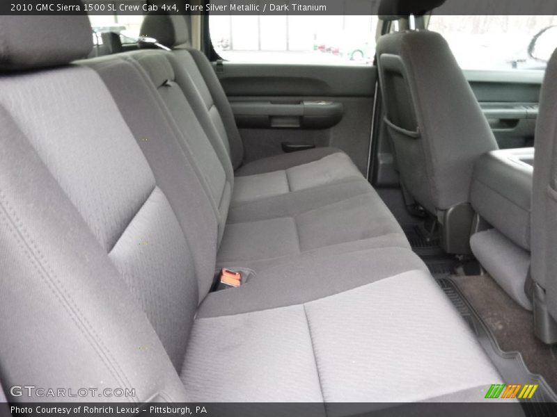Pure Silver Metallic / Dark Titanium 2010 GMC Sierra 1500 SL Crew Cab 4x4