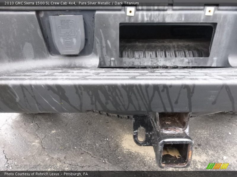 Pure Silver Metallic / Dark Titanium 2010 GMC Sierra 1500 SL Crew Cab 4x4