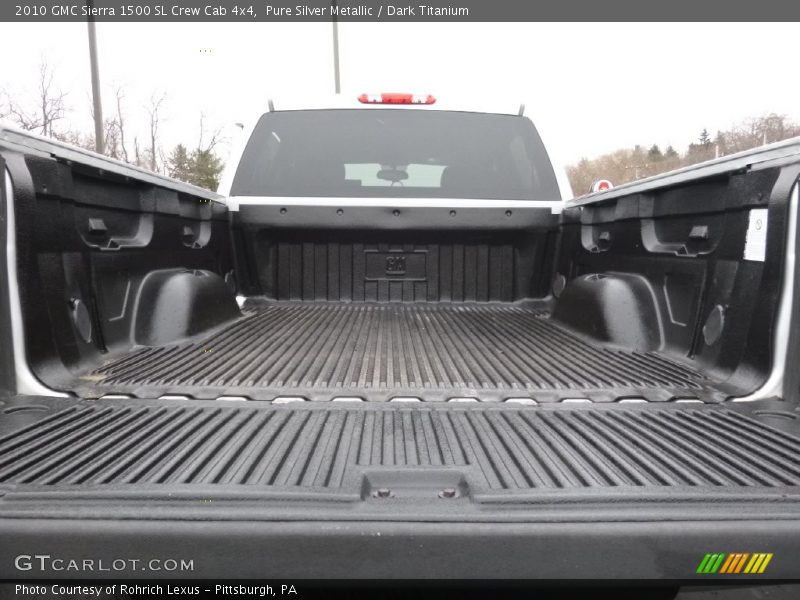 Pure Silver Metallic / Dark Titanium 2010 GMC Sierra 1500 SL Crew Cab 4x4