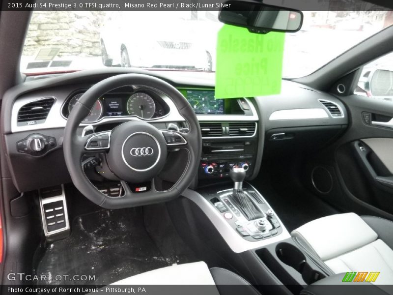 Black/Lunar Silver Interior - 2015 S4 Prestige 3.0 TFSI quattro 